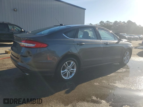 2018 Ford Fusion SE with VIN 3FA6P0H78JR107585, listed as a Copart auction lot 49971405 with 98,727 mi miles and Salvage Title. Bid and sale history available at DreamBid. Image 3.
