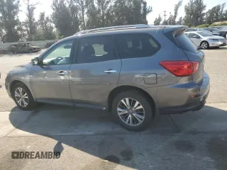 2018 Nissan Pathfinder SL with VIN 5N1DR2MM6JC666422, listed as a Copart auction lot 51626675 with 82,134 mi miles and Salvage title. Bid and sale history available at DreamBid. Image 2.