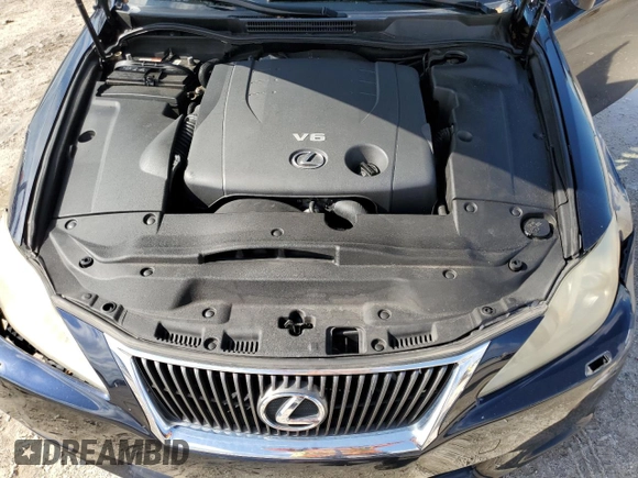 2009 Lexus IS with VIN JTHCK262395033522, listed as a Copart auction lot 64935254 with 113,594 mi miles and Salvage Title. Bid and sale history available at carsss.com. Image 11.