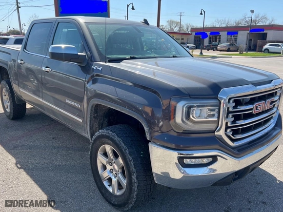 2016 GMC Sierra 1500 SLT with VIN 3GTU2NEC3GG294477, listed as a Copart auction lot 49094695 with 58,532 mi miles and Clean Title. Bid and sale history available at carsss.com. Image 1.
