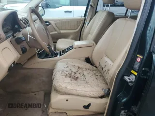 2001 Mercedes-Benz M-Class with VIN 4JGAB54E81A222262, listed as a Copart auction lot 74345414 with 0 mi miles and Non Repairable. Bid and sale history available at carsss.com. Image 7.