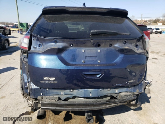 2017 Ford Edge SE with VIN 2FMPK4G91HBC29622, listed as a Copart auction lot 48216725 with 109,516 mi miles and Salvage Title. Bid and sale history available at carsss.com. Image 6.