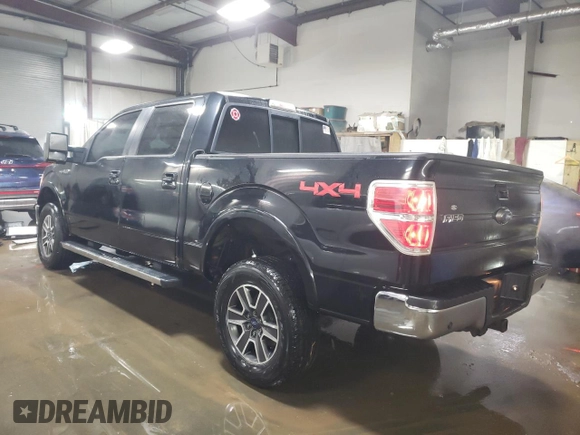 2011 Ford F-150 Lariat with VIN 1FTFW1E61BFB89740, listed as a Copart auction lot 45482805 with 142,851 mi miles and Salvage Title. Bid and sale history available at carsss.com. Image 2.