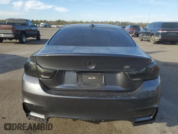2016 BMW M4 with VIN WBS3R9C5XGK337197, listed as a Copart auction lot 87056764 with 110,398 mi miles and Salvage title. Bid and sale history available at DreamBid. Image 6.