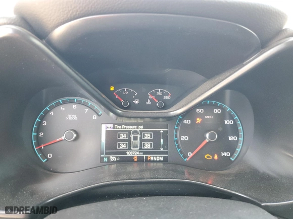2016 Chevrolet Colorado 2WD LT with VIN 1GCGSCE39G1110594, listed as a Copart auction lot 52172935 with 108,724 mi miles and Salvage Title. Bid and sale history available at carsss.com. Image 9.