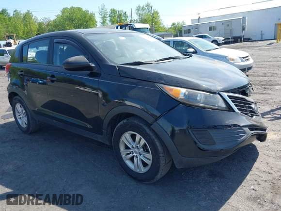 2012 Kia Sportage LX with VIN KNDPB3A28C7187185, listed as a IAAI auction lot 42233774 with 223,235 mi miles and . Bid and sale history available at DreamBid. Image 1.