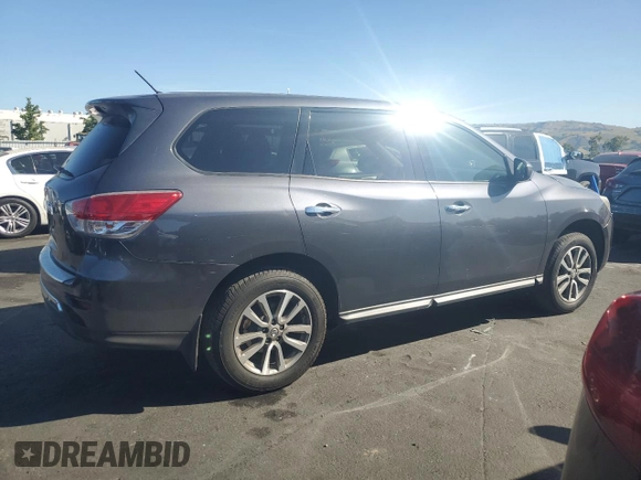 2014 Nissan Pathfinder S z VIN 5N1AR2MN4EC645392, wystawiony jako Copart lot #56152165 z przebiegiem 125 459 mil mil oraz Szkoda całkowita • Salvage title. Historia ofert i sprzedaży dostępna na DreamBid. Obrazek 3.