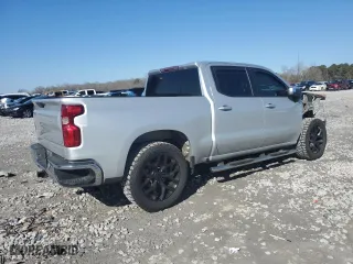 2019 Chevrolet Silverado 1500 LT with VIN 1GCPWCEDXKZ136466, listed as a Copart auction lot 43632165 with 93,255 mi miles and Salvage Title. Bid and sale history available at carsss.com. Image 3.