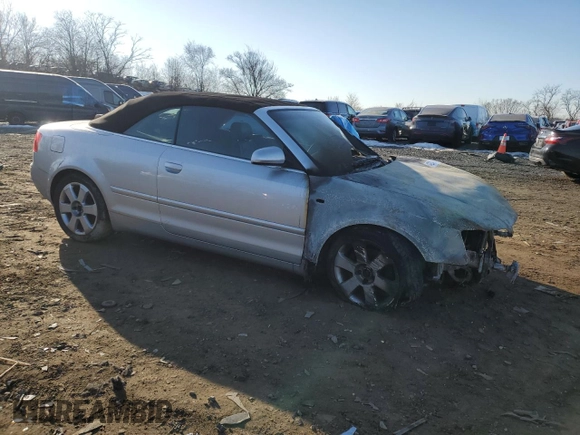 2005 Audi A4 3.0L with VIN WAUDT48H55K017900, listed as a Copart auction lot 42947015 with 0 mi miles and Salvage Title. Bid and sale history available at carsss.com. Image 4.