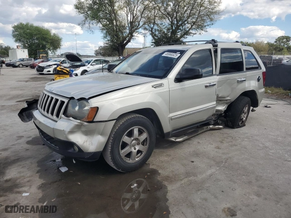 2010 Jeep Grand Cherokee Laredo with VIN 1J4PS4GK3AC121560, listed as a Copart auction lot 46966525 with 160,408 mi miles and Salvage Title. Bid and sale history available at carsss.com. Image 1.