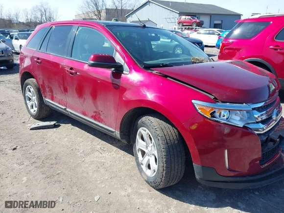 2013 Ford Edge SEL with VIN 2FMDK4JC1DBB77961, listed as a IAAI auction lot 41936661 with 158,148 mi miles. Bid and sale history available at carsss.com. Image 1.