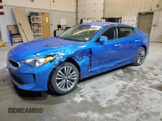 2019 Kia Stinger with VIN KNAE15LA5K6059398, listed as a Copart auction lot 89077035 with 68,510 mi miles and Salvage Title. Bid and sale history available at carsss.com. Image 1.