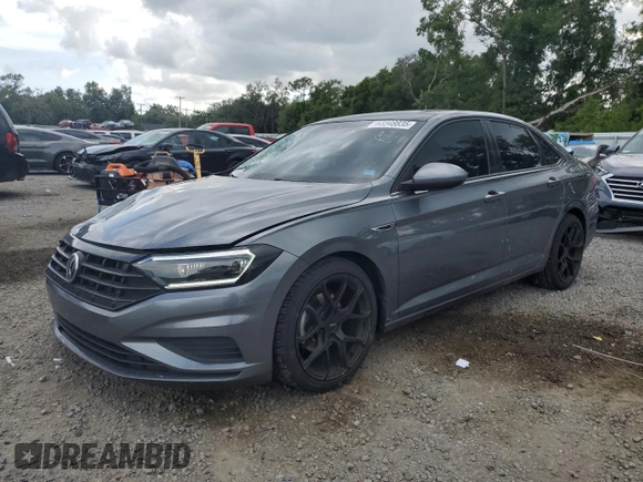 2019 Volkswagen Jetta SEL z VIN 3VWEB7BU3KM231531, wystawiony jako Copart lot #63348835 z przebiegiem 56 098 mil mil oraz Szkoda całkowita • Salvage title. Historia ofert i sprzedaży dostępna na DreamBid. Obrazek 1.
