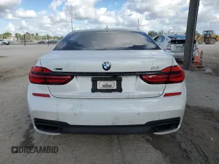 2016 BMW 7 Series 750i xDrive with VIN WBA7F2C59GG415722, listed as a Copart auction lot 75942273 with 0 mi miles. Bid and sale history available at carsss.com. Image 6.