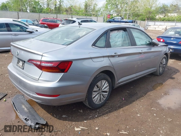 2019 Volkswagen Jetta S with VIN 3VWC57BUXKM249152, listed as a IAAI auction lot 42170262 with 86,735 mi miles and . Bid and sale history available at DreamBid. Image 4.