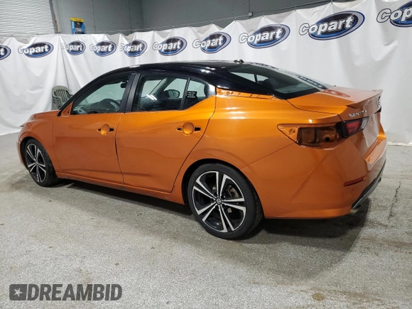 2020 Nissan Sentra SR with VIN 3N1AB8DV2LY225620, listed as a Copart auction lot 52636505 with 102,596 mi miles and Clean Title. Bid and sale history available at DreamBid. Image 2.