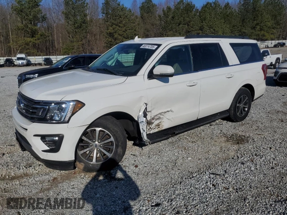 2021 Ford Expedition Max XLT with VIN 1FMJK1HT0MEA05206, listed as a Copart auction lot 46074705 with 81,745 mi miles and Salvage title. Bid and sale history available at DreamBid. Image 1.