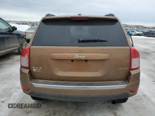 2011 Jeep Compass Limited with VIN 1J4NF5FB9BD197654, listed as a Copart auction lot 46366425 with 213,761 mi miles and Salvage Title. Bid and sale history available at carsss.com. Image 6.