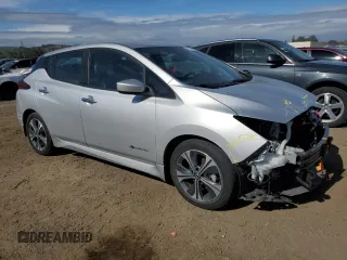 2018 Nissan LEAF S z VIN 1N4AZ1CP5JC306884, wystawiony jako Copart lot #46136825 z przebiegiem 30 423 mil mil oraz Szkoda całkowita • Salvage title. Historia ofert i sprzedaży dostępna na DreamBid. Obrazek 4.