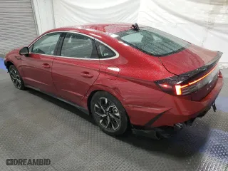 2025 Hyundai Sonata SEL with VIN KMHL64JA7SA451557, listed as a Copart auction lot 52120435 with 4,451 mi miles and Non Repairable. Bid and sale history available at carsss.com. Image 2.