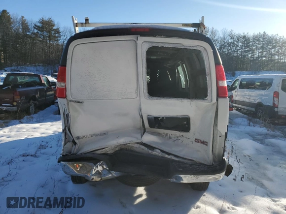 2019 GMC Savana Cargo with VIN 1GTW7AFG5K1337812, listed as a Copart auction lot 42921995 with Not Provided miles and Salvage Title. Bid and sale history available at carsss.com. Image 6.