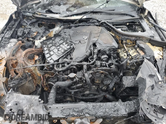 2017 Infiniti Q50 Signature Edition with VIN JN1EV7AR9HM831467, listed as a Copart auction lot 55486925 with Not provided miles and Salvage title. Bid and sale history available at DreamBid. Image 11.