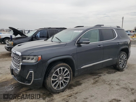 2021 GMC Acadia Denali with VIN 1GKKNPLS7MZ146613, listed as a Copart auction lot 51129175 with Not Provided miles and Clean Title. Bid and sale history available at carsss.com. Image 1.