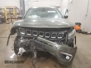 2018 Jeep Compass Latitude with VIN 3C4NJDBB9JT349493, listed as a Copart auction lot 80342714 with 56,041 mi miles and Salvage Title. Bid and sale history available at carsss.com. Image 5.