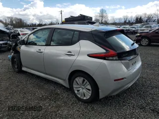 2024 Nissan LEAF S with VIN 1N4AZ1BV7RC556039, listed as a Copart auction lot 49458035 with 3,734 mi miles and Salvage title. Bid and sale history available at DreamBid. Image 2.