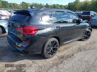 2020 BMW X3 M with VIN 5YMTS0C00L9B87771, listed as a IAAI auction lot 40475009 with 1 mi miles. Bid and sale history available at carsss.com. Image 4.