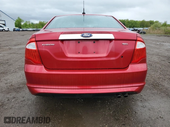 2012 Ford Fusion SEL with VIN 3FAHP0JA4CR374496, listed as a Copart auction lot 56031465 with 99,436 mi miles and Salvage Title. Bid and sale history available at DreamBid. Image 6.