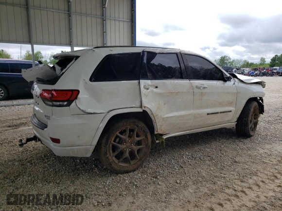 2021 Jeep Grand Cherokee 80th Anniversary with VIN 1C4RJFBG2MC677900, listed as a Copart auction lot 55799815 with 35,118 mi miles and Salvage title. Bid and sale history available at DreamBid. Image 3.