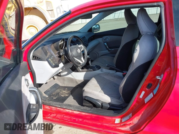 2011 Honda CR-Z EX with VIN JHMZF1D60BS007613, listed as a IAAI auction lot 41905173 with 139,930 mi miles. Bid and sale history available at carsss.com. Image 5.