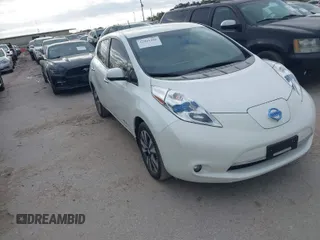 2015 Nissan LEAF S z VIN 1N4AZ0CP0FC307281, wystawiony jako IAAI lot #42031465 z przebiegiem 108 830 mil mil oraz . Historia ofert i sprzedaży dostępna na DreamBid. Obrazek 1.