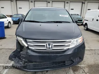 2013 Honda Odyssey EX-L with VIN 5FNRL5H61DB019930, listed as a Copart auction lot 54666775 with 175,300 mi miles and Salvage title. Bid and sale history available at DreamBid. Image 5.