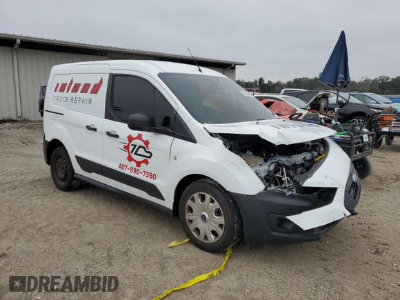 2019 Ford Transit Connect XL with VIN NM0LS6E24K1423291, listed as a Copart auction lot 42086445 with 47,998 mi miles and Salvage title. Bid and sale history available at DreamBid. Image 4.
