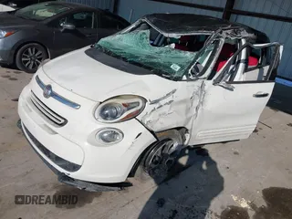 2014 FIAT 500L Easy with VIN ZFBCFABH0EZ027905, listed as a IAAI auction lot 41418081 with 31,000 mi miles and . Bid and sale history available at DreamBid. Image 2.