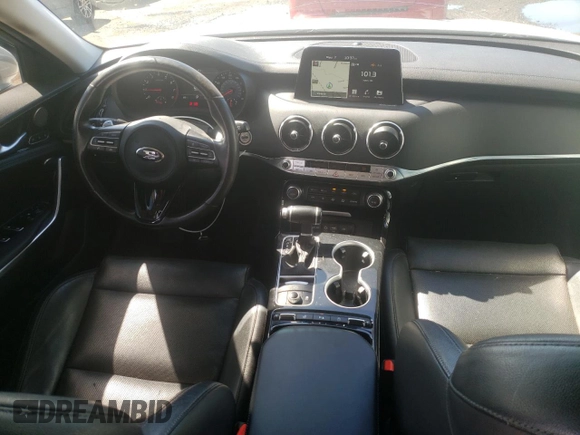 2018 Kia Stinger Premium with VIN KNAE25LA2J6026466, listed as a Copart auction lot 55504895 with 96,032 mi miles and Salvage Title. Bid and sale history available at DreamBid. Image 8.