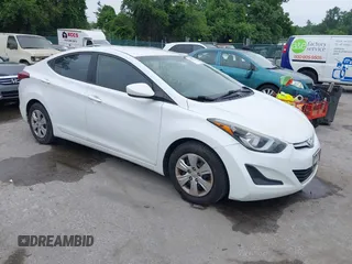 2016 Hyundai Elantra SE with VIN 5NPDH4AE4GH762014, listed as a IAAI auction lot 42534445 with 146,196 mi miles and . Bid and sale history available at DreamBid. Image 1.