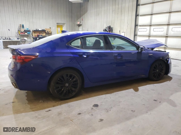 2018 Acura TLX w/A-SPEC Pkg with VIN 19UUB3F64JA002792, listed as a Copart auction lot 41369875 with 119,647 mi miles and Salvage Title. Bid and sale history available at carsss.com. Image 3.