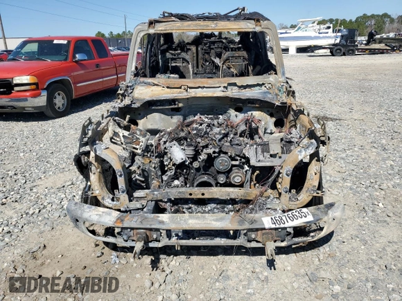 2023 Ford Bronco with VIN 1FMEE5DP0PLA82957, listed as a Copart auction lot 46876635 with Not Provided miles and Non Repairable. Bid and sale history available at carsss.com. Image 5.
