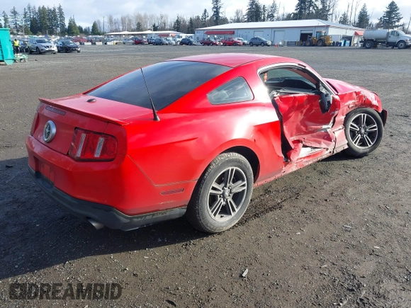 2011 Ford Mustang V6 with VIN 1ZVBP8AM3B5109480, listed as a IAAI auction lot 41783531 with 211,866 mi miles and . Bid and sale history available at DreamBid. Image 4.