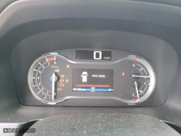 2018 Honda Pilot EX-L with VIN 5FNYF6H50JB054745, listed as a Copart auction lot 48288425 with 107,158 mi miles and Salvage Title. Bid and sale history available at carsss.com. Image 9.