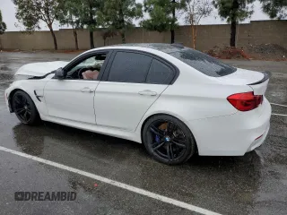 2018 BMW M3 with VIN WBS8M9C58J5J78822, listed as a Copart auction lot 39717984 with 73,682 mi miles. Bid and sale history available at carsss.com. Image 2.