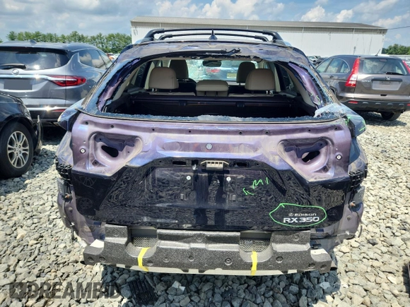 2019 Lexus RX 350 with VIN 2T2BZMCA6KC196668, listed as a Copart auction lot 64457165 with 43,215 mi miles and Salvage title. Bid and sale history available at DreamBid. Image 6.