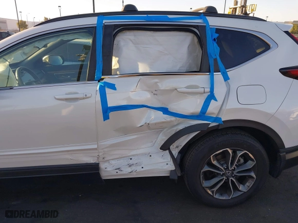 2020 Honda CR-V EX with VIN 7FARW1H58LE014959, listed as a IAAI auction lot 41611346 with 49,936 mi miles. Bid and sale history available at carsss.com. Image 6.