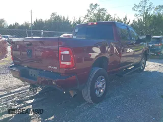 2023 Ram 2500 Big Horn with VIN 3C6UR5DLXPG617315, listed as a IAAI auction lot 41246001 with 39,513 mi miles. Bid and sale history available at carsss.com. Image 4.
