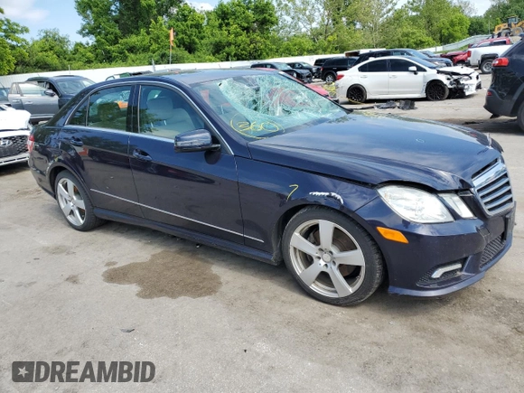 2011 Mercedes-Benz E 350 Luxury with VIN WDDHF8HB7BA348077, listed as a Copart auction lot 57337675 with 200,580 mi miles and Salvage title. Bid and sale history available at DreamBid. Image 4.