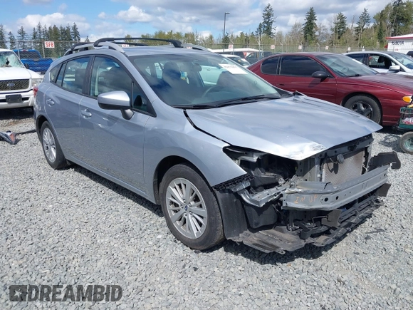 2017 Subaru Impreza Premium with VIN 4S3GTAB67H3753287, listed as a IAAI auction lot 42075877 with 55,247 mi miles and . Bid and sale history available at DreamBid. Image 1.