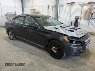 2015 Hyundai Genesis 3.8L with VIN KMHGN4JE0FU018111, listed as a Copart auction lot 53711075 with 184,509 mi miles and Clean Title. Bid and sale history available at carsss.com. Image 4.